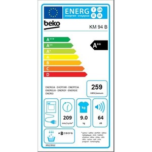  Beko KM 94 B 9 kg Çamaşır Kurutma Makinesi